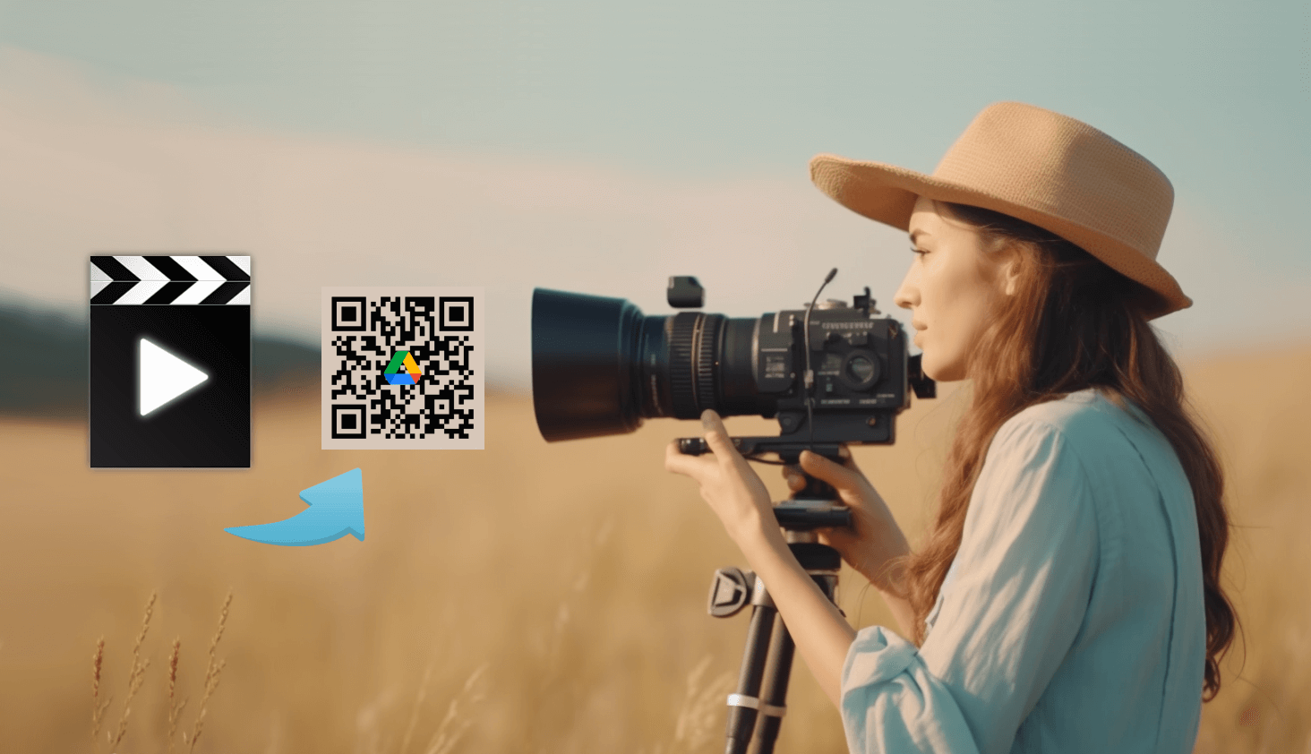 Benefits of storing video files in Google Drive and converting a video to QR code