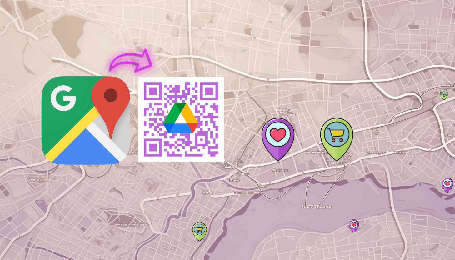 คำแนะนำสำหรับการใช้เครื่องมือ Google My Maps ร่วมกับรหัส QR