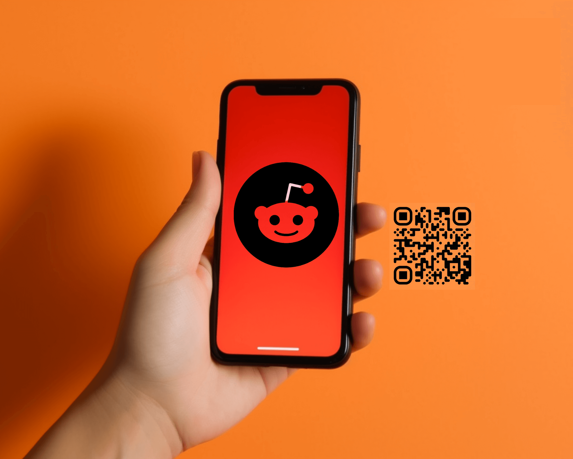 How to make a QR code for Reddit using a free QR generator